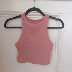 Pink crop top
